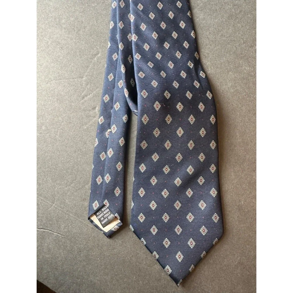 CHRISTIAN DIOR Monsieur Mens Navy Blue Neck Tie 56